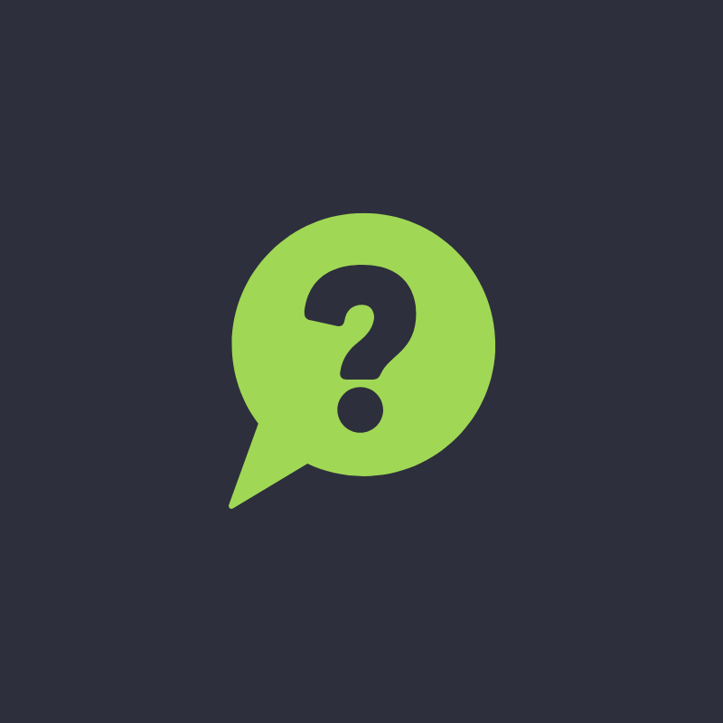 Imagem com ícone de interrogação representando o público-alvo da plataforma Market desenvolvida com bubble.io